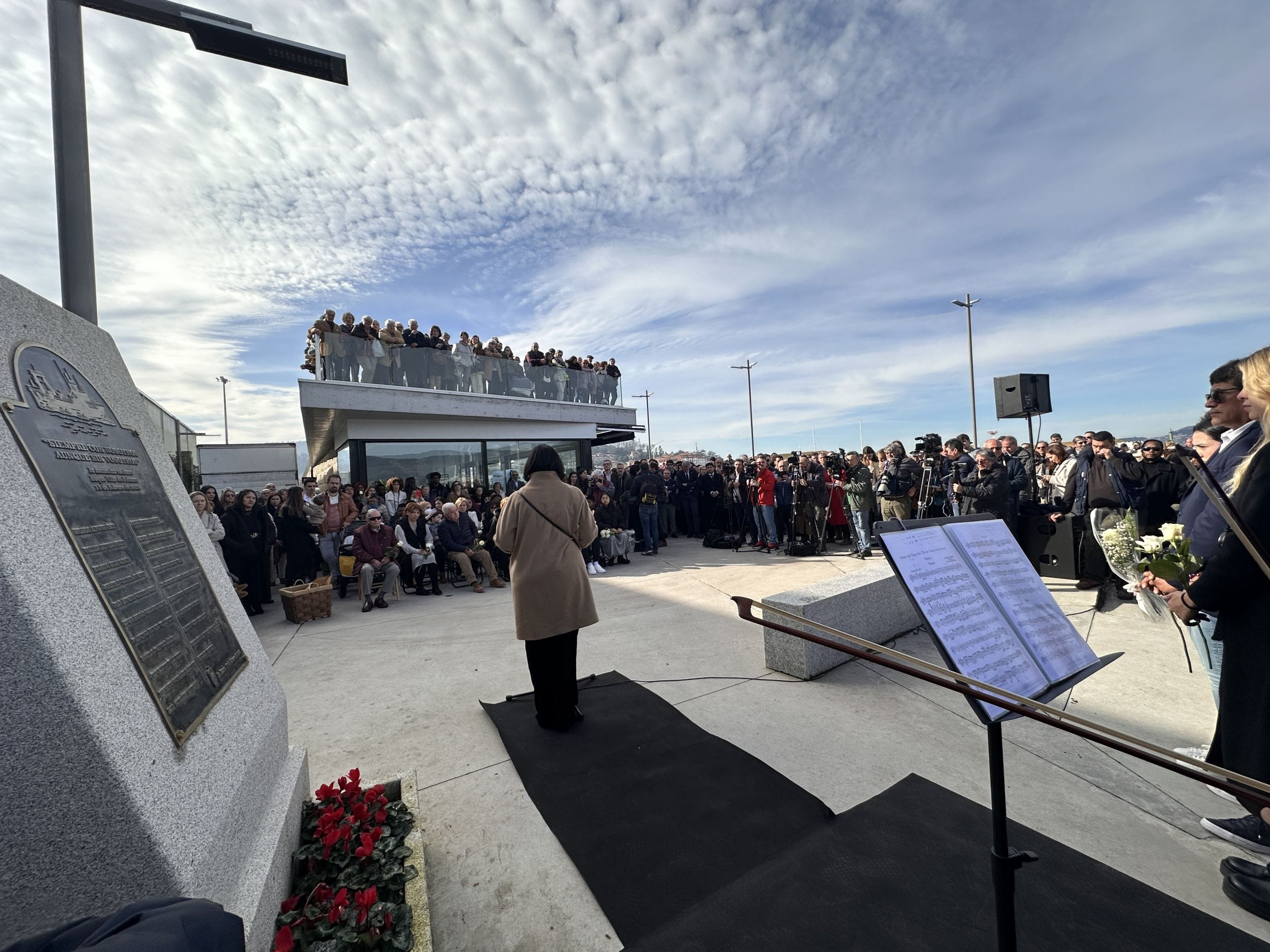 Acto de homenaje a las víctimas del naufragio del ‘Villa de Pitanxo’. Fotografía: Diputación de Pontevedra