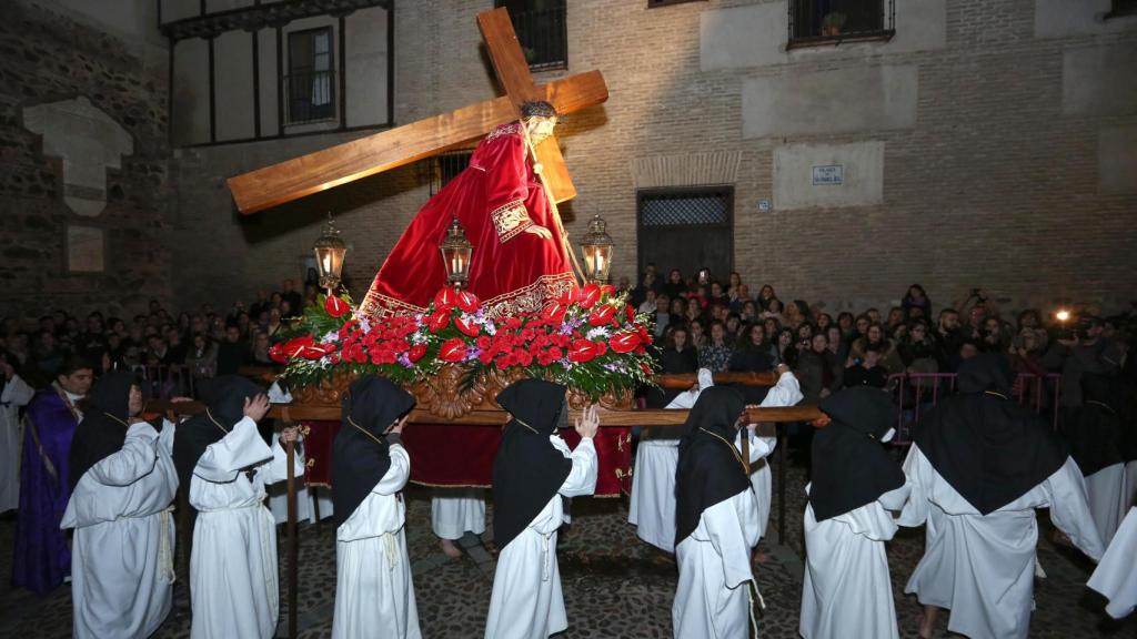 Procesión del Cristo Redentor en Toledo.