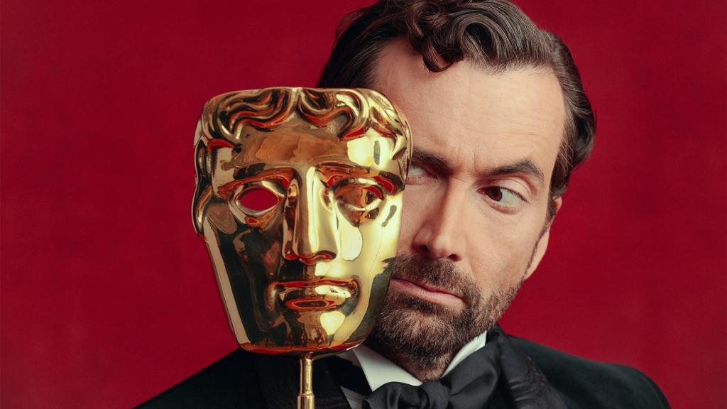 David Tennant en una imagen promocional de los 77 Premios BAFTA.