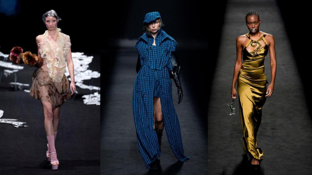 Unas siluetas del último día de la  la MBFWM