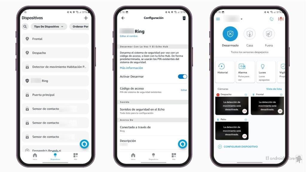 App Alexa y Ring