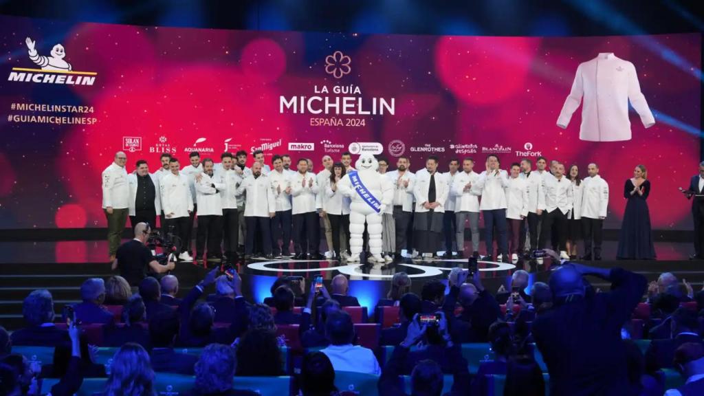 Los premiados en la gala de la Guía Michelin 2024.