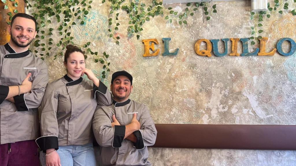 Carlos Chávez (21 años), Yaiza Plata (25) y Aarón Pérez (30).