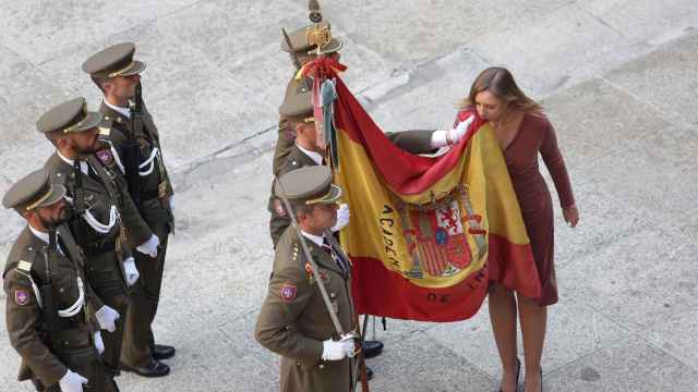 Jura de bandera para personal civil celebrada en 2018 en la Academia de Infantería de Toledo.