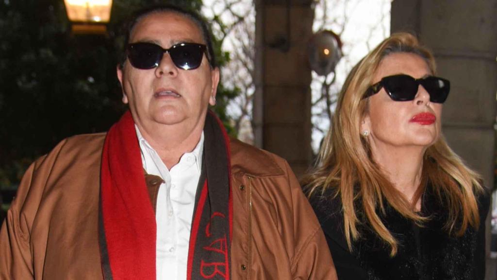 María del Monte e Inmaculada Casal a su llegada a los juzgados, el pasado 16 de febrero.