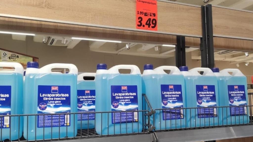 Lavaparabrisas Krafft Anti-Lluvia 5L de Lidl.