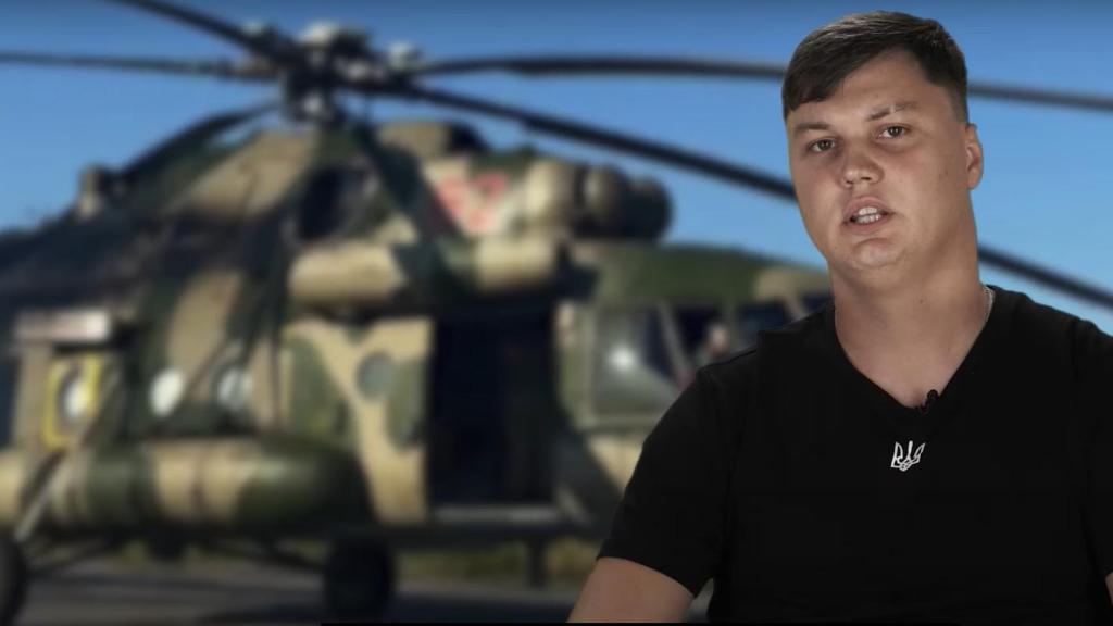 Kuzminov durante su entrevista en la televisión ucraniana días después de desertar.