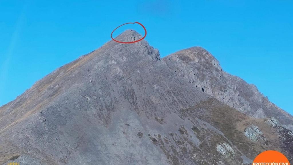 Rescate de una montañera en el Pico Pileñes