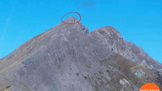 Rescate de una montañera en el Pico Pileñes