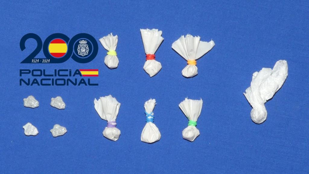 La droga intervenida