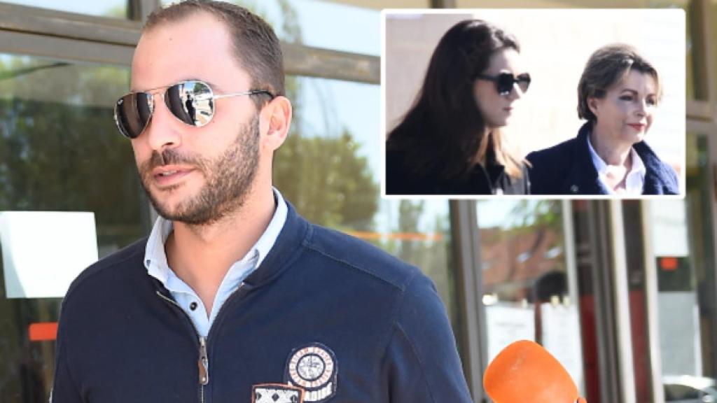 Antonio Tejado junto a su madre, María José, y su última pareja oficial, Samara Terrón, en un montaje de EL ESPAÑOL.