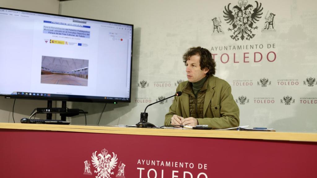 El concejal del Río Tajo, Medio Ambiente y Deportes, Rubén Lozano.