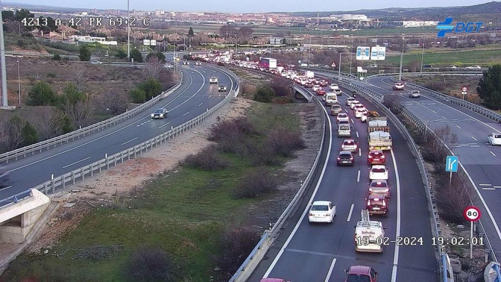 A-42 en Toledo. Foto: DGT.