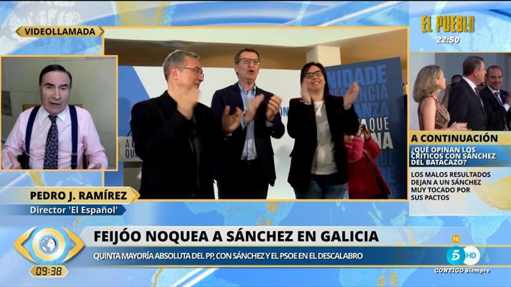 Pedro J. Ramírez este lunes en 'La Mirada Crítica'.