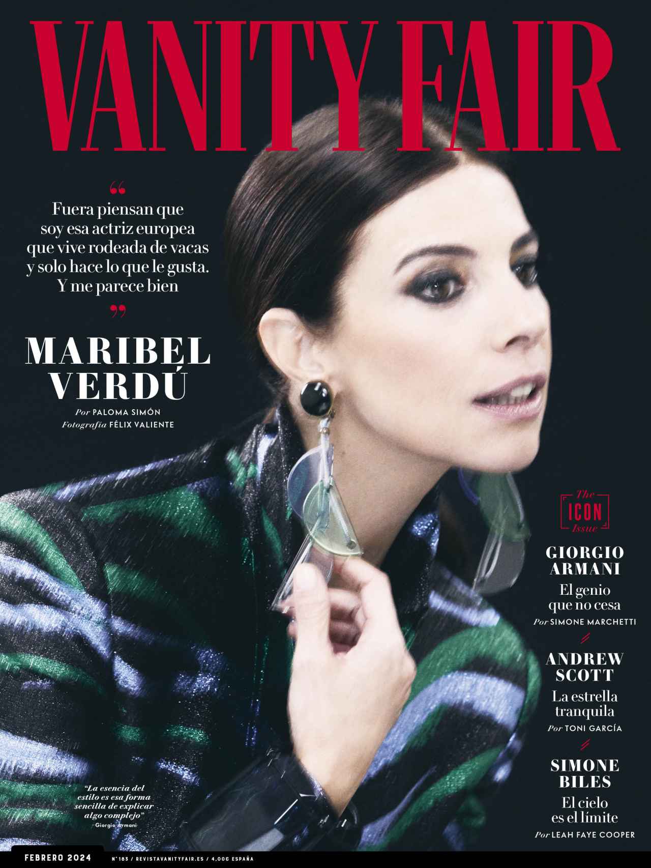 La portada de Vanity Fair España este mes.