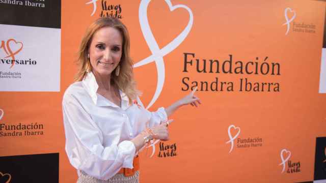 Sandra Ibarra posa en su fundación.