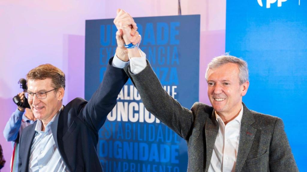 Alfonso Rueda tras la victoria del PPdeG: Galicia participou como nunca e votou como sempre
