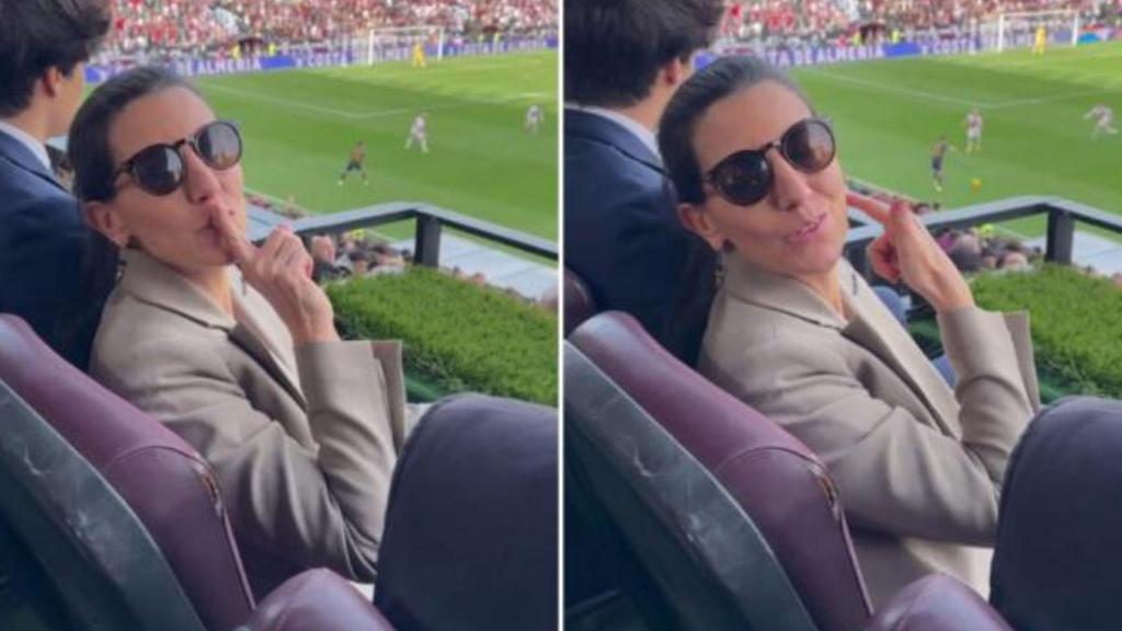 Momento en el que Rocío Monasterio responde a los insultos