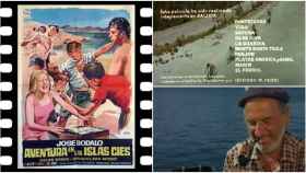 Cartel y fotogramas de ‘Aventuras en las islas Cíes’.