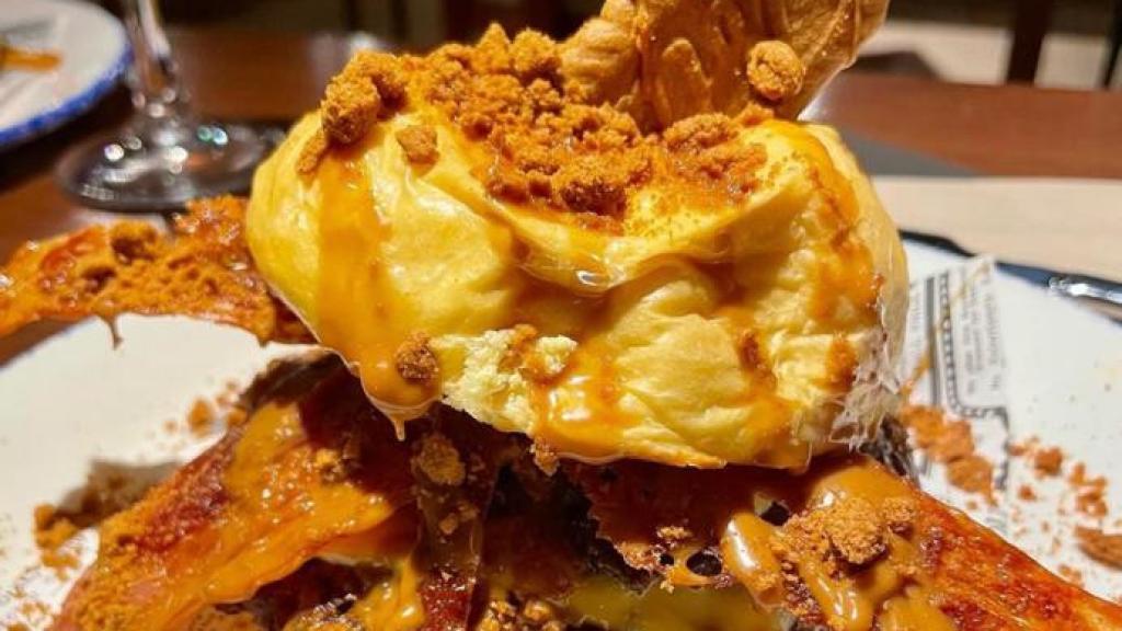 Este restaurante en Cantabria tiene una deliciosa hamburguesa con crema Lotus que enamora a todos