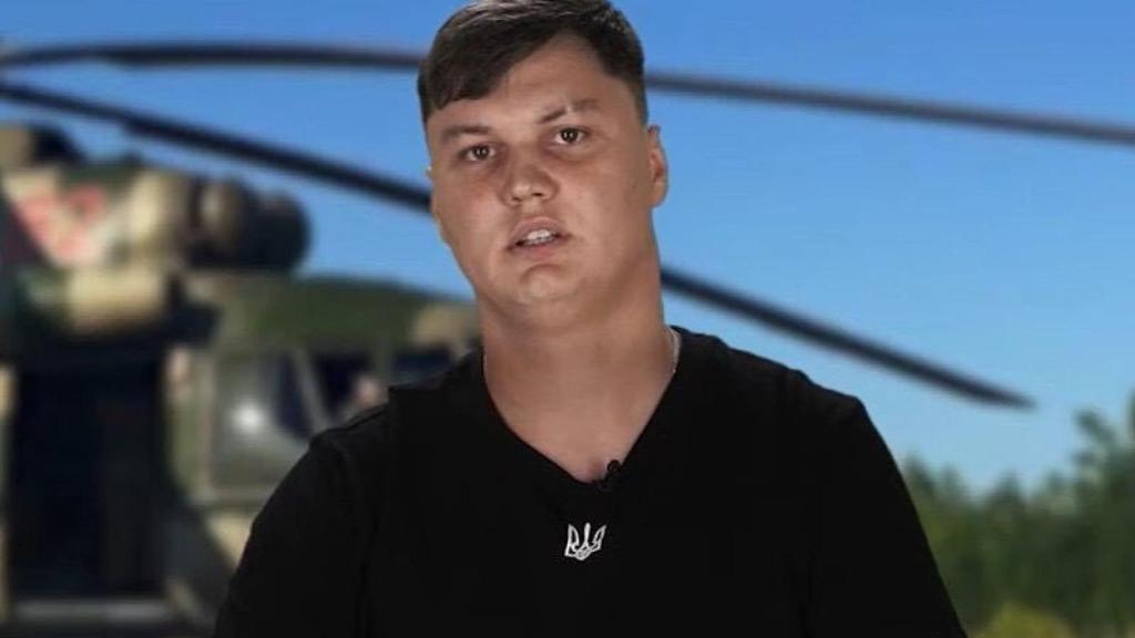 Maxim Kuzmínov en un vídeo de Ucrania tras su deserción.