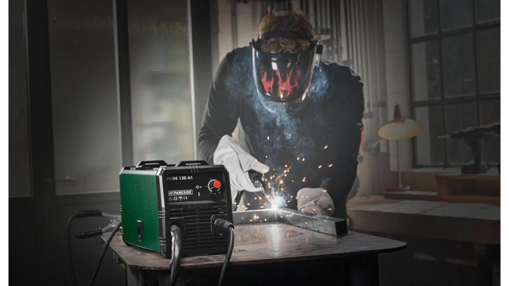 Soldadora de hilo tubular de Lidl.