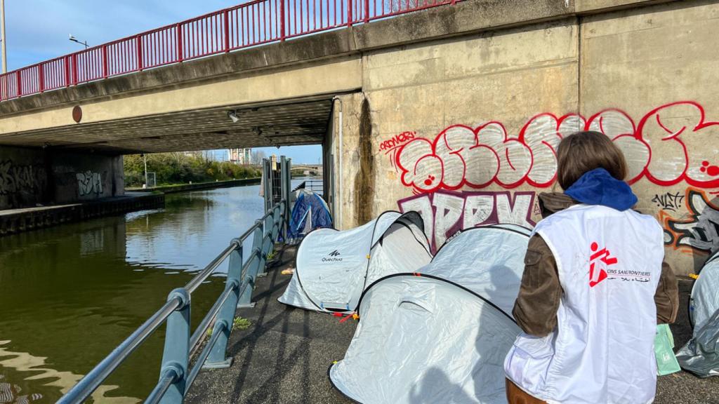 MSF también se encuentra en Calais para dar apoyo a los migrantes que cruzan la frontera francoinglesa.