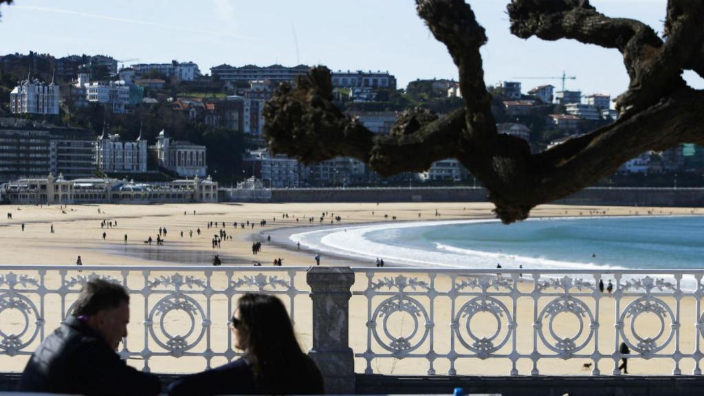 Playa de la Concha de San Sebastián.
