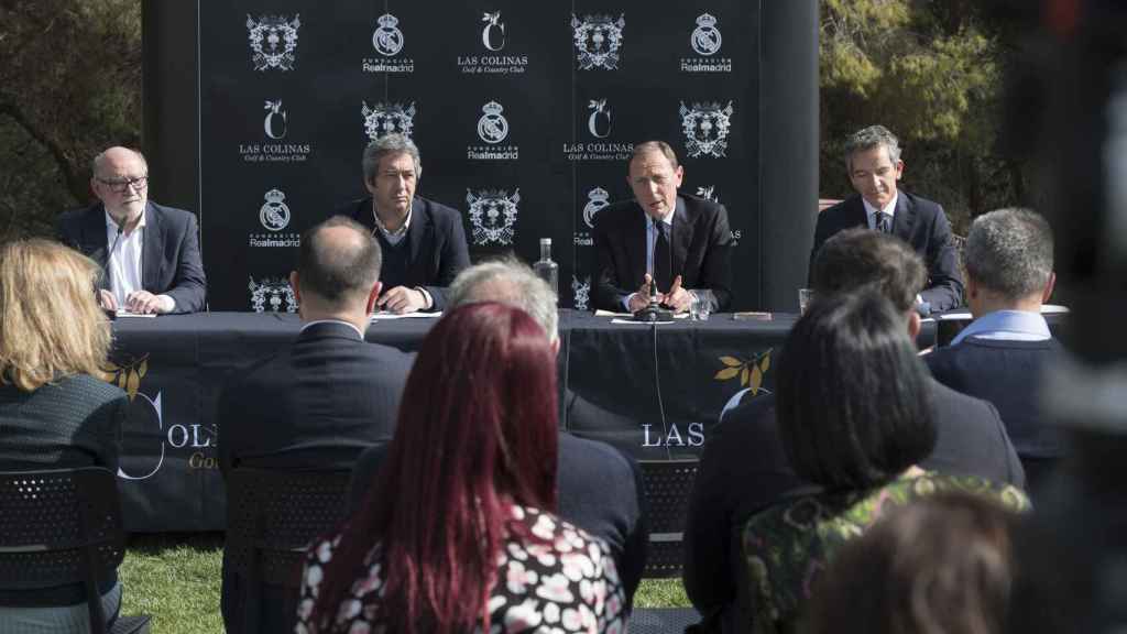 Presentación del proyecto de la Fundación Real Madrid en Las Colinas.