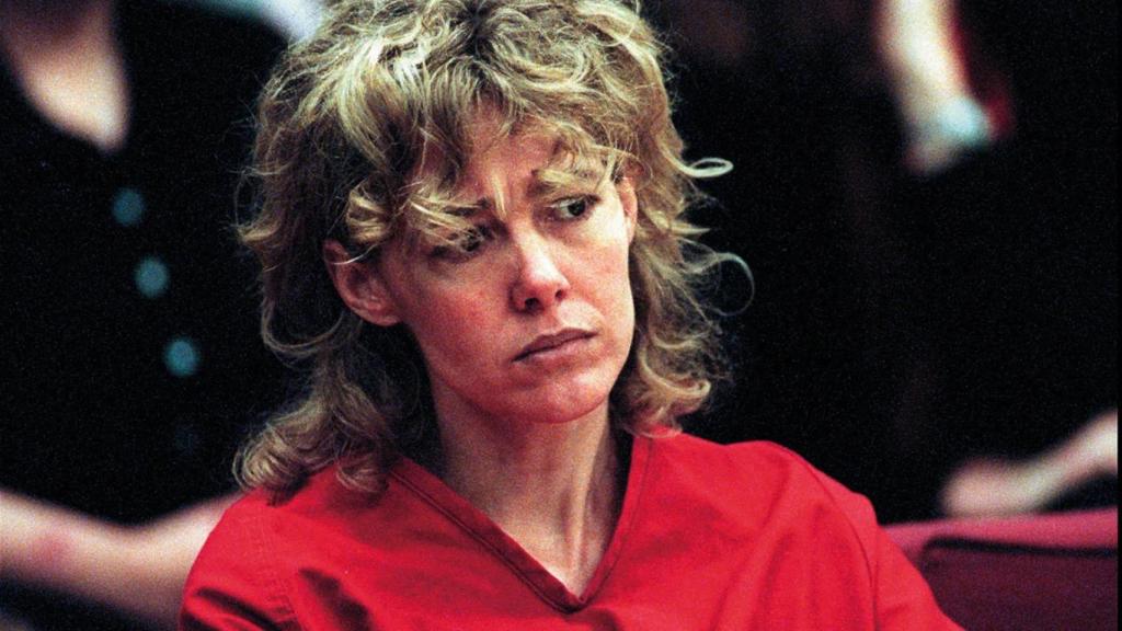 Mary Kay Letourneau escuchando su condena en 1997