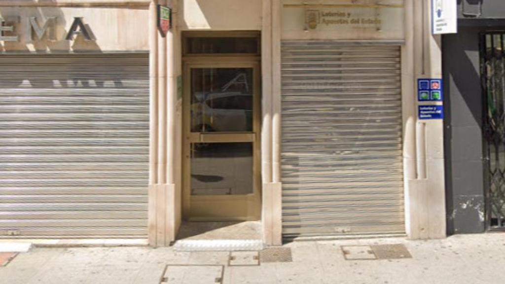 Administración premiada en Burgos, en la calle Santander