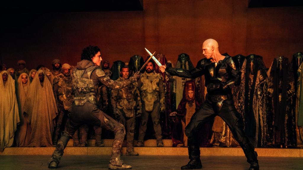 Timothée Chalamet y Austin Butler, en 'Dune: Parte Dos'