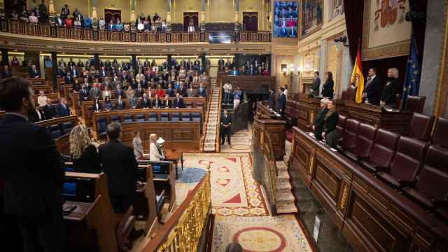 Minuto de silencio en el Congreso de los Diputados en honor a los agentes muertos en Barbate