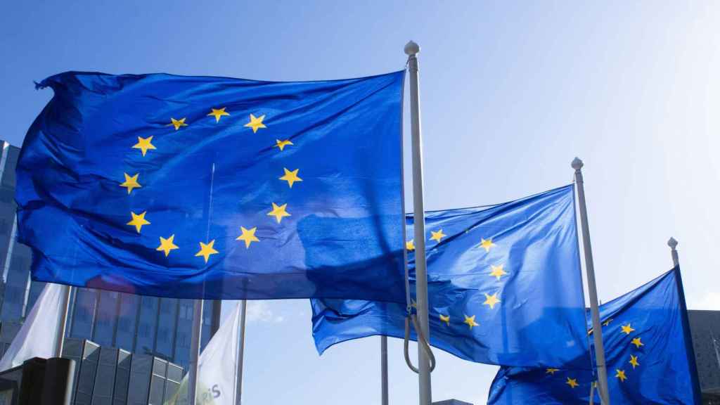 Banderas de la UE.