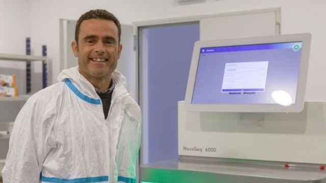 José Larrasa, en las instalaciones de sus laboratorios.