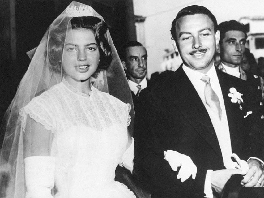 Su boda con Alfonso de Hohenlohe, en Venecia.