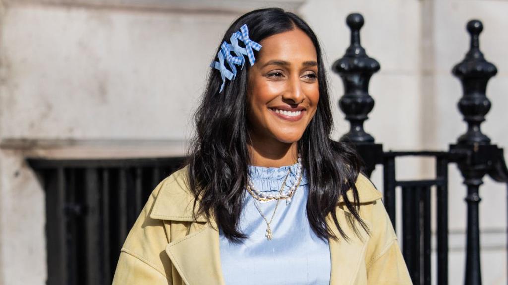 Una 'influencer', en el 'street style'.