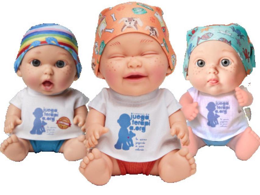 Los Baby Pelones que vende la Fundación Juegaterapia