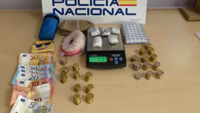 Material incautado en la última detención en el municipio.