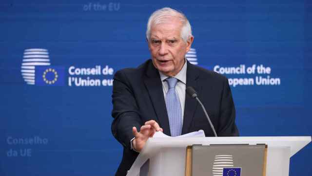El jefe de la diplomacia de la UE, Josep Borrell, tras la reunión de ministros de Exteriores del pasado lunes