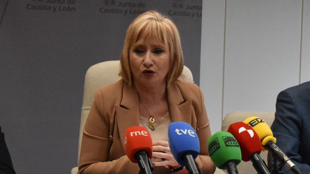 La delegada territorial, Leticia García, el jefe del servicio de Medioambiente de Zamora, Manuel moreno y el jefe de Espacios Naturales, David Cubero