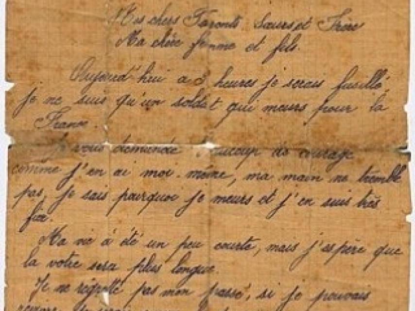 Última carta de Celestino Alfonso