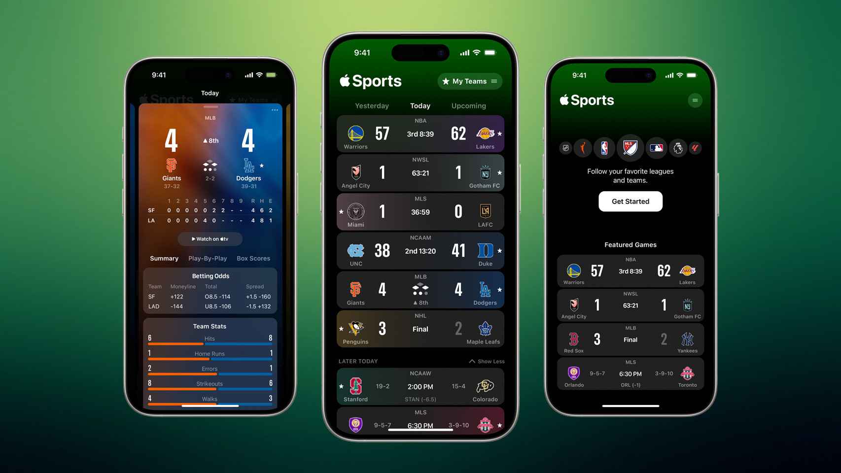Apple Sports en un fotomontaje.