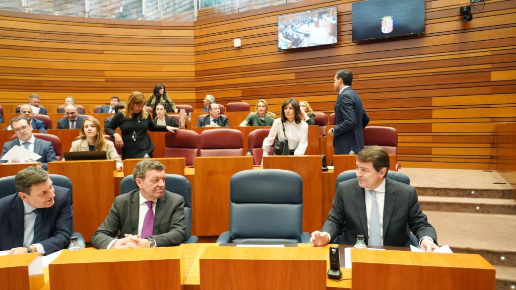 Imagen del pleno de las Cortes de esta semana.