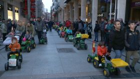 Tractorada infantil en Palencia