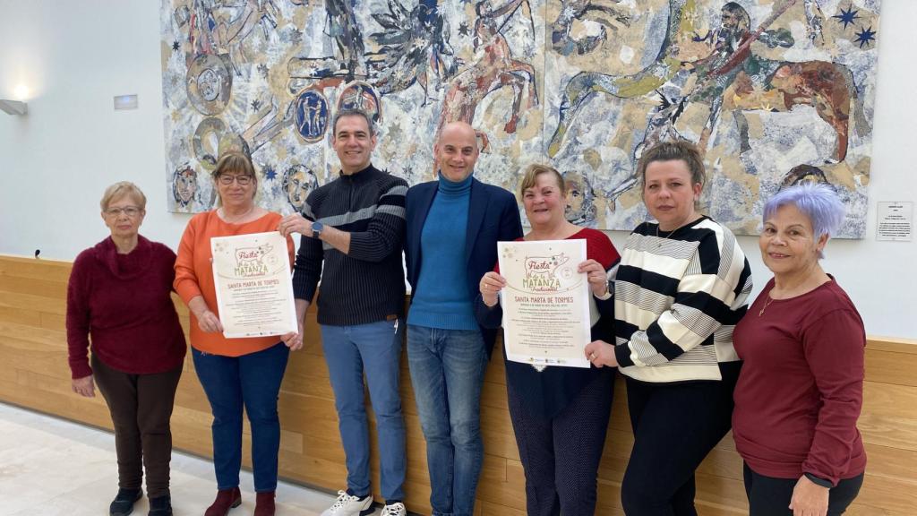 El concejal  de Turismo y Comercio, Juan Carlos Bueno, presenta la Fiesta de la Matanza Tradicional