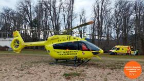 Helicóptero de rescate de la Junta de Castilla y León