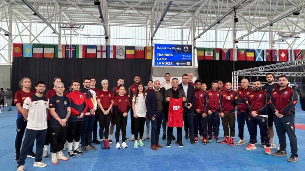 La selección española de boxeo en la Nucía.