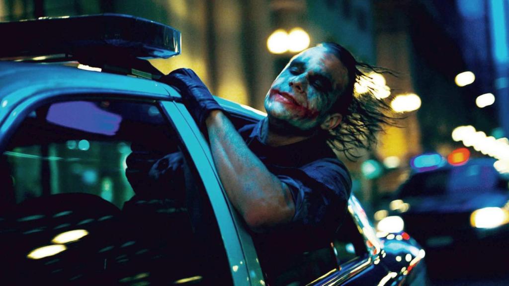Heath Ledger en 'El Caballero Oscuro'.