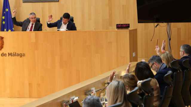 Imagen del Pleno de la Diputación Provincial de Málaga, celebrado este miércoles.